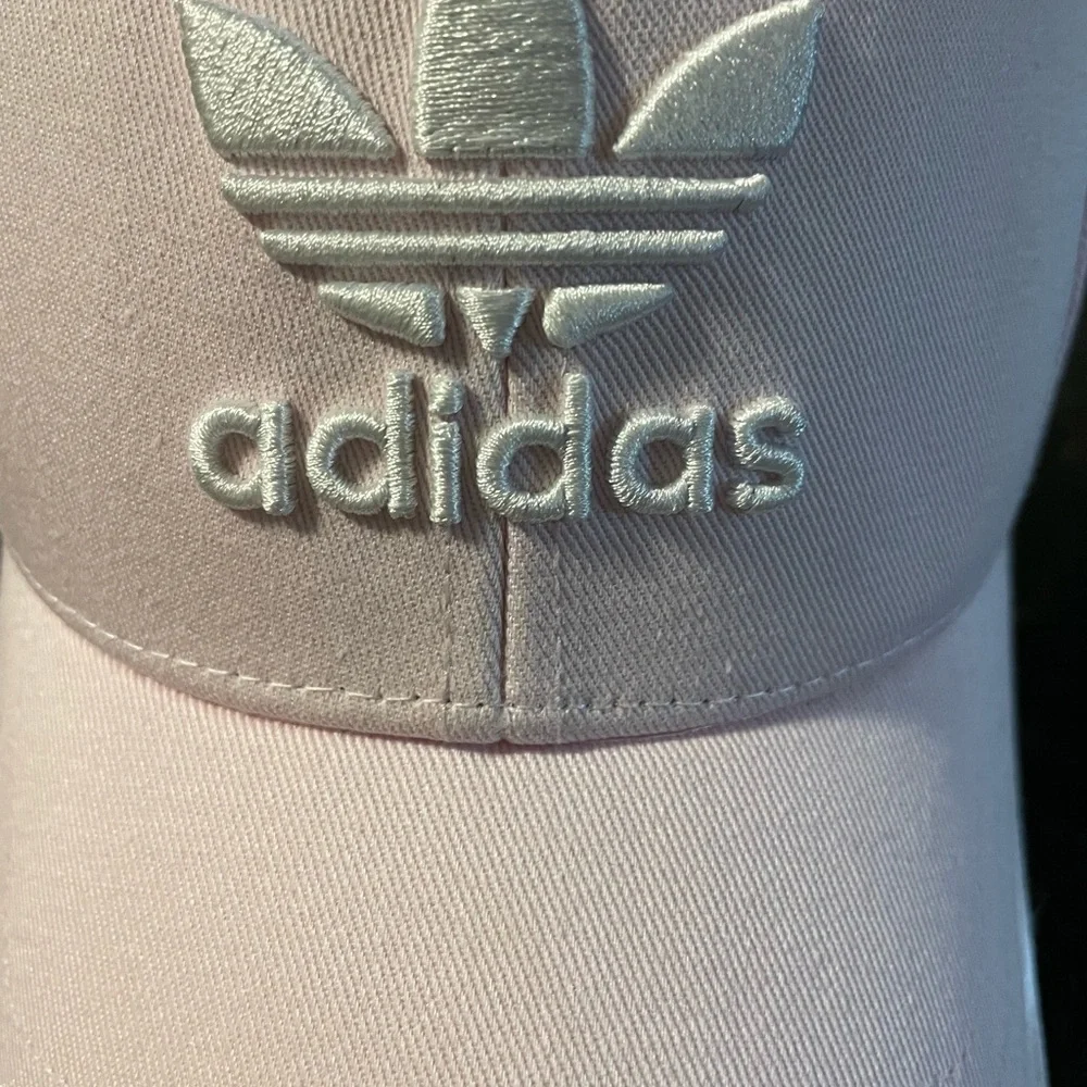 Blush Pink Adidas Originals Trefoil Adjustable Strapback Cap